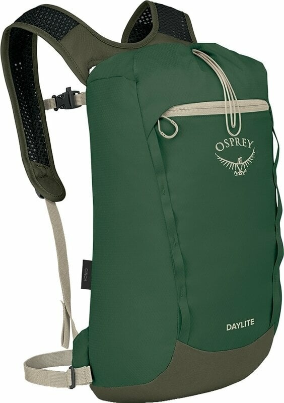 Lifestyle-rugzak / tas Osprey Daylite Cinch Pack Green Canopy/Green Creek 15 L Rugzak
