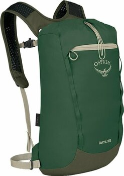 Lifestyle reppu / laukku Osprey Daylite Cinch Pack Green Canopy/Green Creek 15 L Reppu - 1