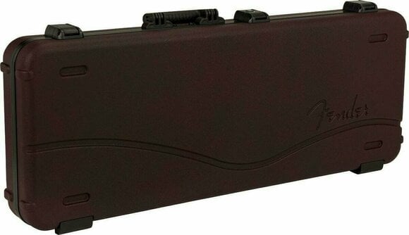Case for Electric Guitar Fender Deluxe Molded Strat/Tele Case Wine Red Case for Electric Guitar - 1