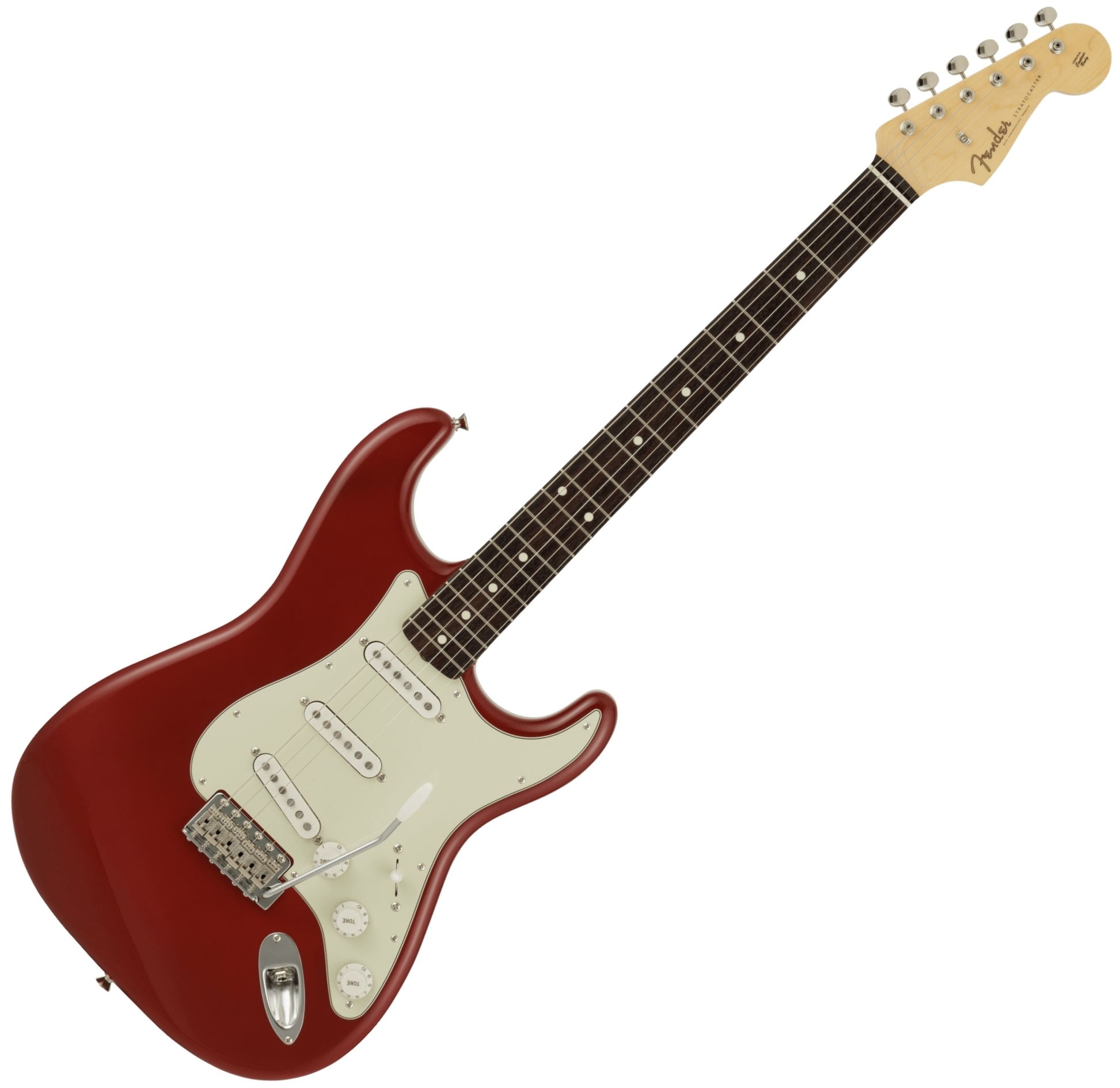 Fender MIJ Traditional 60s Stratocaster Aged Dakota Red - Muziker
