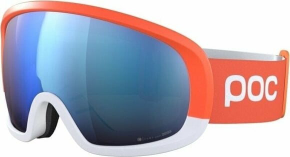 Ski-bril POC Fovea Race Zink Orange/Hydrogen White/Partly Sunny Blue Ski-bril - 1