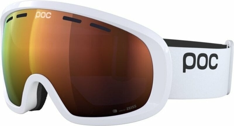 Masques de ski POC Fovea Mid Hydrogen White/Clarity Intense/Partly Sunny Orange Masques de ski