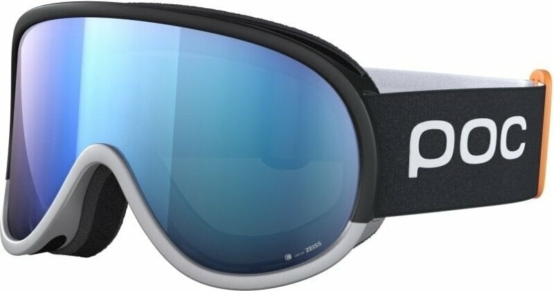 Okulary narciarskie POC Retina Mid Race Uranium Black/Argentite Silver/Partly Sunny Blue Okulary narciarskie