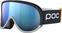 Óculos de esqui POC Retina Mid Race Uranium Black/Argentite Silver/Partly Sunny Blue Óculos de esqui