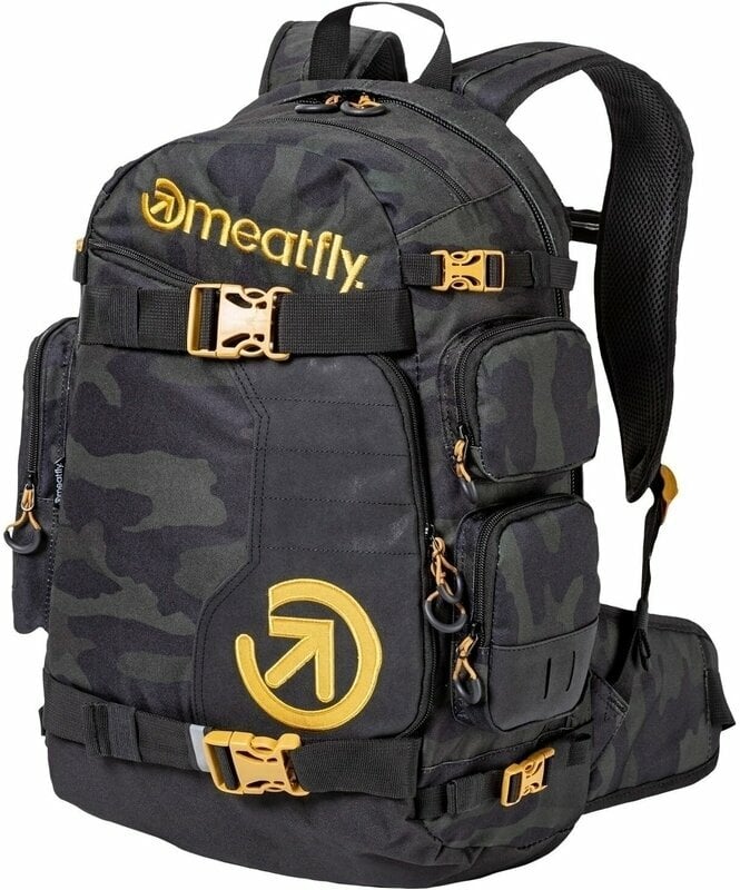 Lifestyle Rucksäck / Tasche Meatfly Wanderer Backpack Rampage Camo/Brown 28 L Rucksack