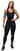 Fitness nadrág Nebbia One-Piece Workout Jumpsuit Gym Rat Black XS Fitness nadrág