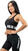 Fitness fehérnemű Nebbia Padded High-Impact Sports Bra Gym Time Black S Fitness fehérnemű