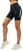 Pantalon de fitness Nebbia High Waisted Biker Shorts Iconic Black S Pantalon de fitness