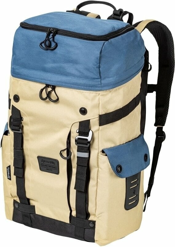 Lifestyle Backpack / Bag Meatfly Scintilla Backpack Slate Blue/Sand 26 L Backpack