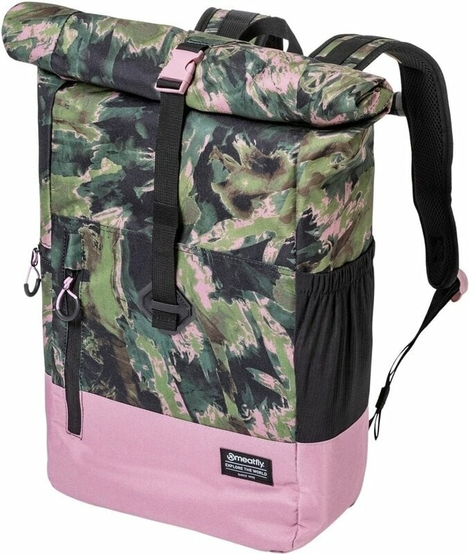 Rucsac urban / Geantă Meatfly Holler Backpack Olive Mossy/Dusty Rose 28 L Rucsac