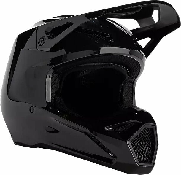 Hjelm FOX V1 Solid Helmet Black S Hjelm