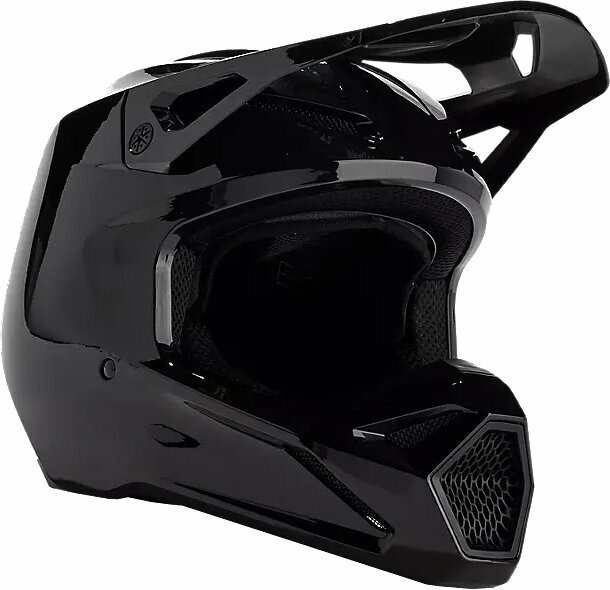 Čelada FOX V1 Solid Helmet Black L Čelada