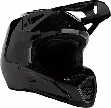 Casco FOX V1 Solid Helmet Black XL Casco - 1