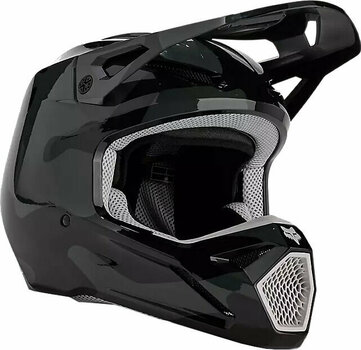 Casco FOX V1 Bnkr Helmet Black Camo S Casco - 1