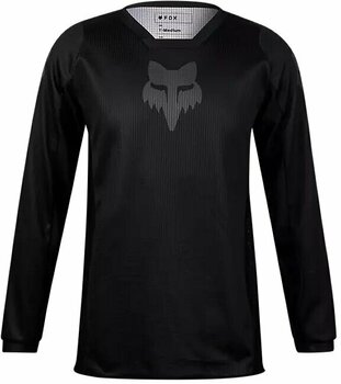 Camiseta Motocross FOX Youth Blackout Jersey Black/Black M Camiseta Motocross - 1