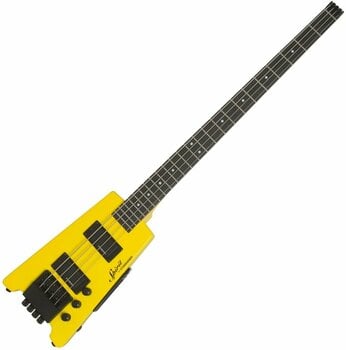 Headless Bass Steinberger Spirit Xt-2 Standard Bass Outfit 4-String Hot Rod Yellow Headless Bass - 1