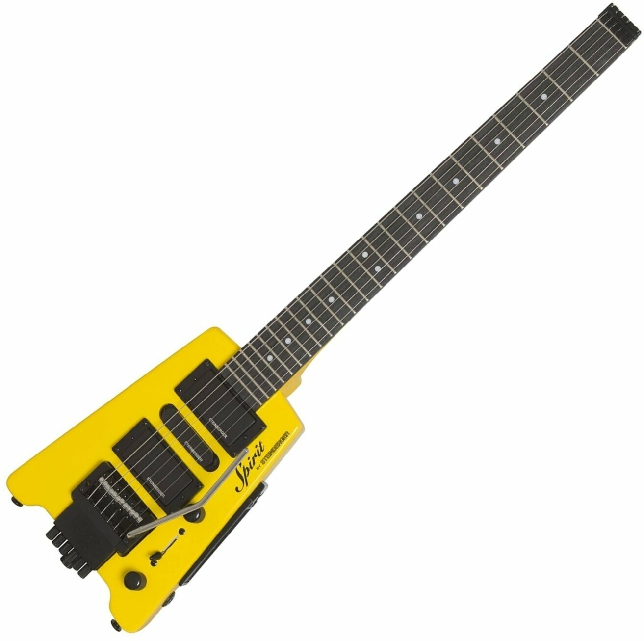 Headless Gitarre Steinberger Spirit Gt-Pro Deluxe Outfit Hb-Sc-Hb Hot Rod Yellow