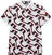 Polo Shirt J.Lindeberg Tour Tech Regular Fit Print Mens Bridge Wave White M Polo Shirt