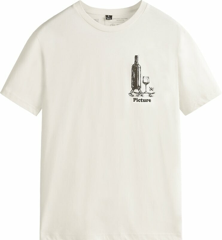 Camisa para exteriores Picture D&S Winerider Tee Natural White XS Camiseta