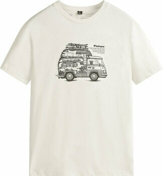 Friluftsliv T-shirt Picture D&S Dogtravel Tee Natural White S T-shirt - 1