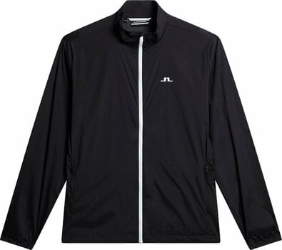 Jacket J.Lindeberg Ash Light Packable Mens Jacket Black M - 1
