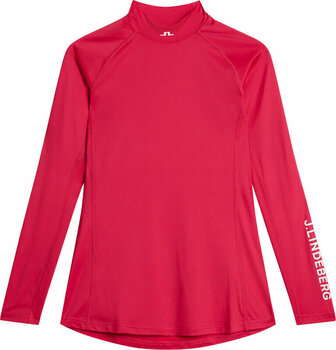 Thermounterwäsche J.Lindeberg Asa Soft Compression Womens Top Rose Red S - 1