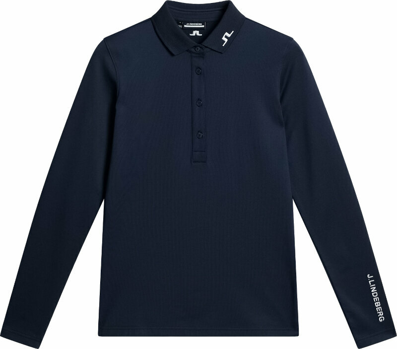 Polo košile J.Lindeberg Tour Tech Long Sleeve Womens Polo JL Navy M Polo košile