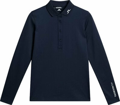 Πουκάμισα Πόλο J.Lindeberg Tour Tech Long Sleeve Womens JL Navy L Πουκάμισα Πόλο - 1