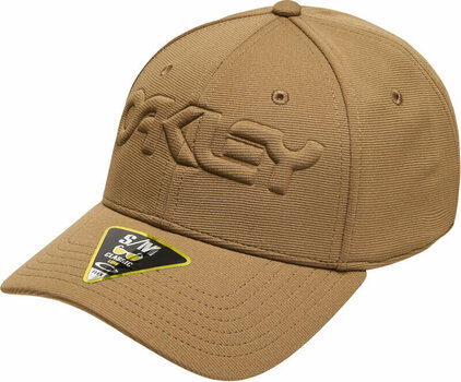 Kappe Oakley 6 Panel Stretch Hat Embossed Coyote S/M Kappe - 1