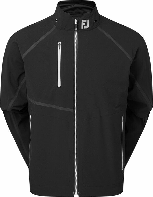 Vedenpitävä takki Footjoy HydroTour Black/Silver S Vedenpitävä takki