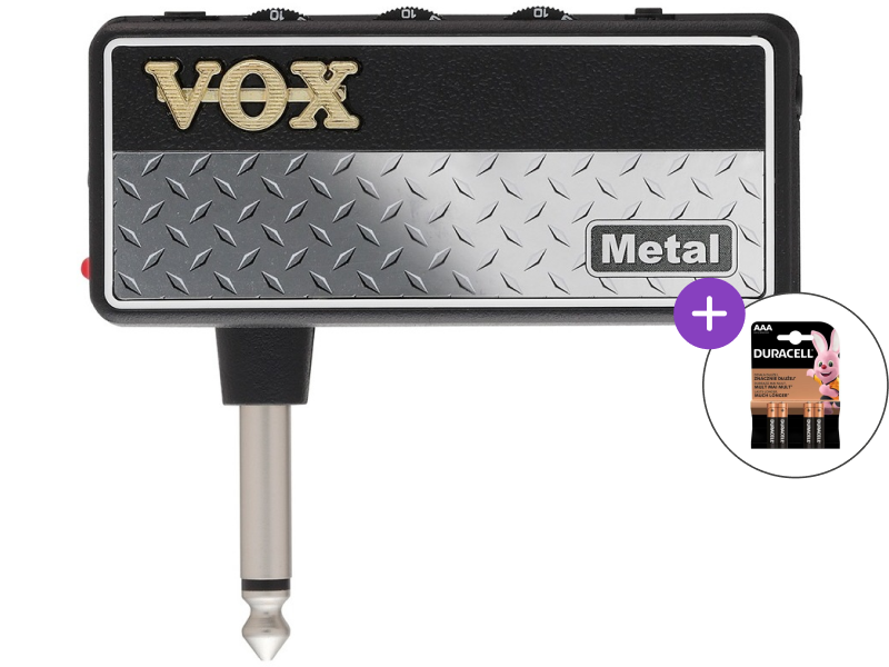Sluchátkový kytarový zesilovač Vox AmPlug2 Metal SET