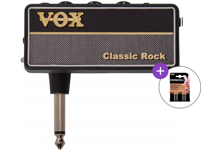Hoofdtelefoon gitaarversterker Vox AmPlug2 Classic Rock SET