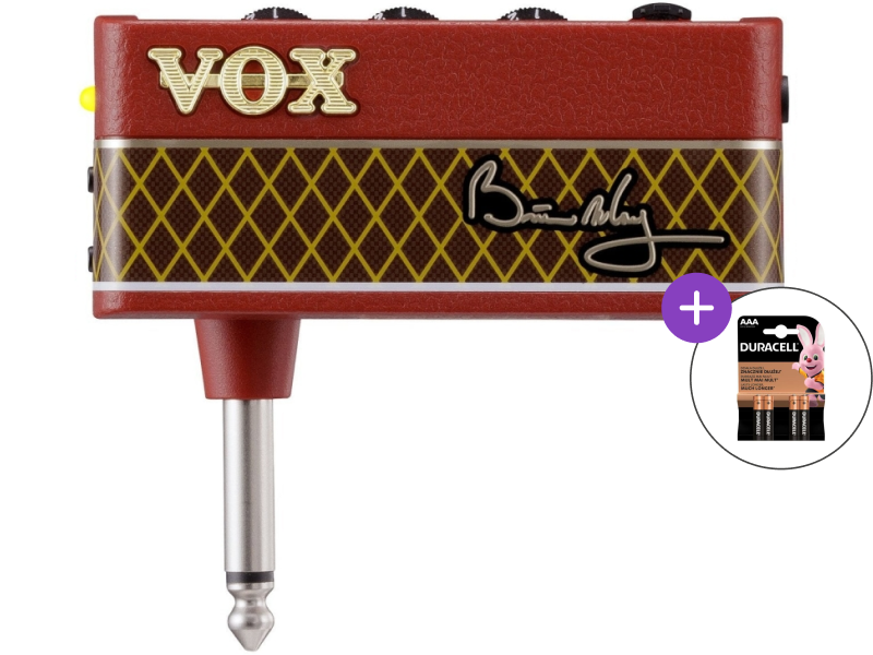 Guitar Headphone Amplifier Vox AmPlug Brian May Battery SET