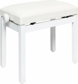 Wooden or classic piano stools
 Stagg PB36 WHM VWH White - 1