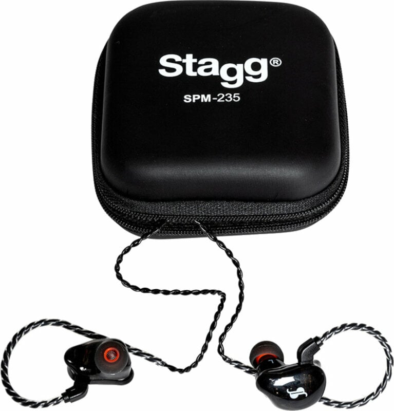 Ušesne zanke slušalke Stagg SPM-235 BK