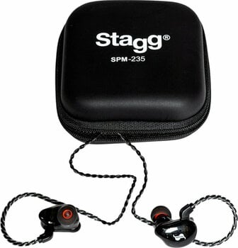 Ušesne zanke slušalke Stagg SPM-235 BK - 1