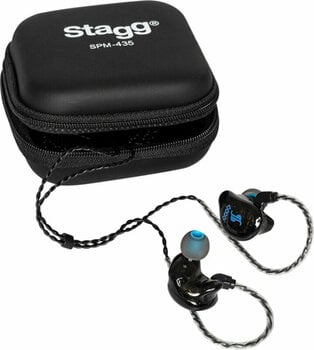 Sluchátka za uši Stagg SPM-435 BK Black - 1