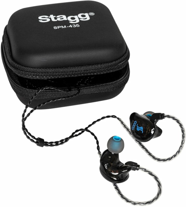 Ušesne zanke slušalke Stagg SPM-435 TR Blue