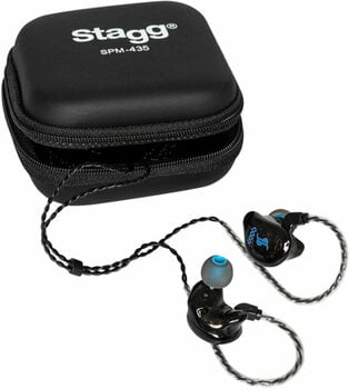 Sluchátka za uši Stagg SPM-435 TR Blue - 1