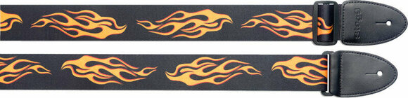 Textile guitar strap Stagg STE FLAME - 1