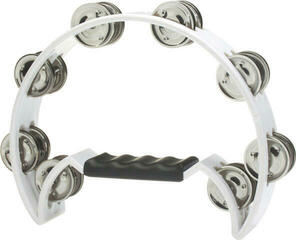 Classical Tambourine Stagg TAB-2 WH White Classical Tambourine