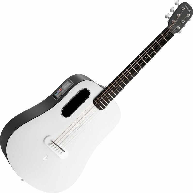 Electro-acoustic guitar Lava Music Lava ME Play 36" Nightfall/Frost White