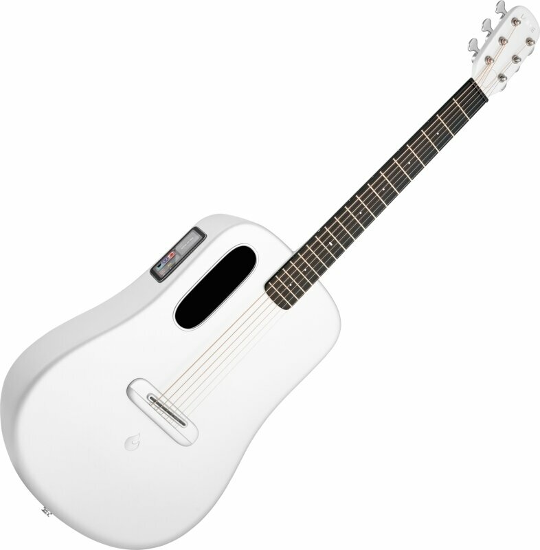Elektroakustisk gitarr Lava Music Lava ME 4 Carbon 38" Airflow Bag White