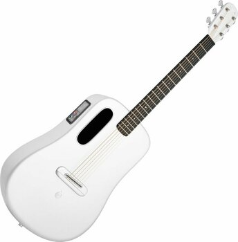 Electro-acoustic guitar Lava Music Lava ME 4 Carbon 38" Airflow Bag White - 1