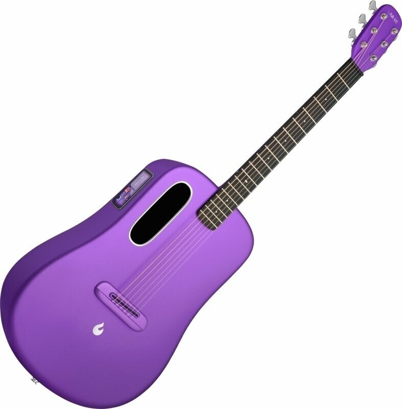 Electro-acoustic guitar Lava Music Lava ME 4 Carbon 38" Space Bag Purple