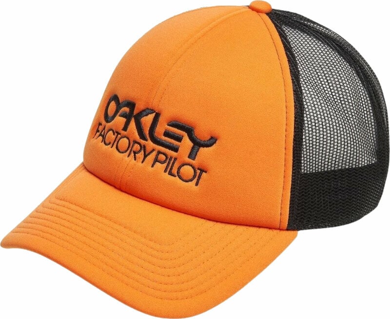 kerékpáros sapka Oakley Factory Pilot Trucker Hat Burnt Orange UNI Sapka