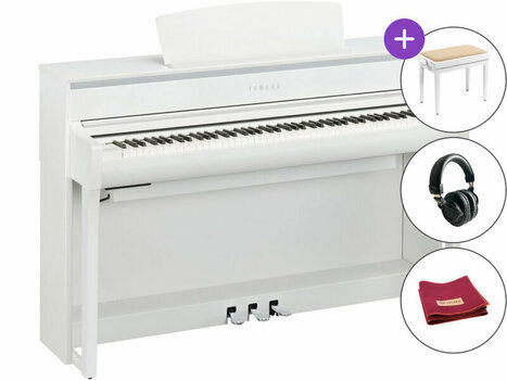 Digital Piano Yamaha CLP-775 WH SET White Digital Piano - 1