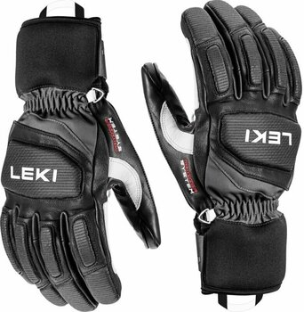 Lyžiarske rukavice Leki Griffin Pro 3D Black/White 7 Lyžiarske rukavice - 1