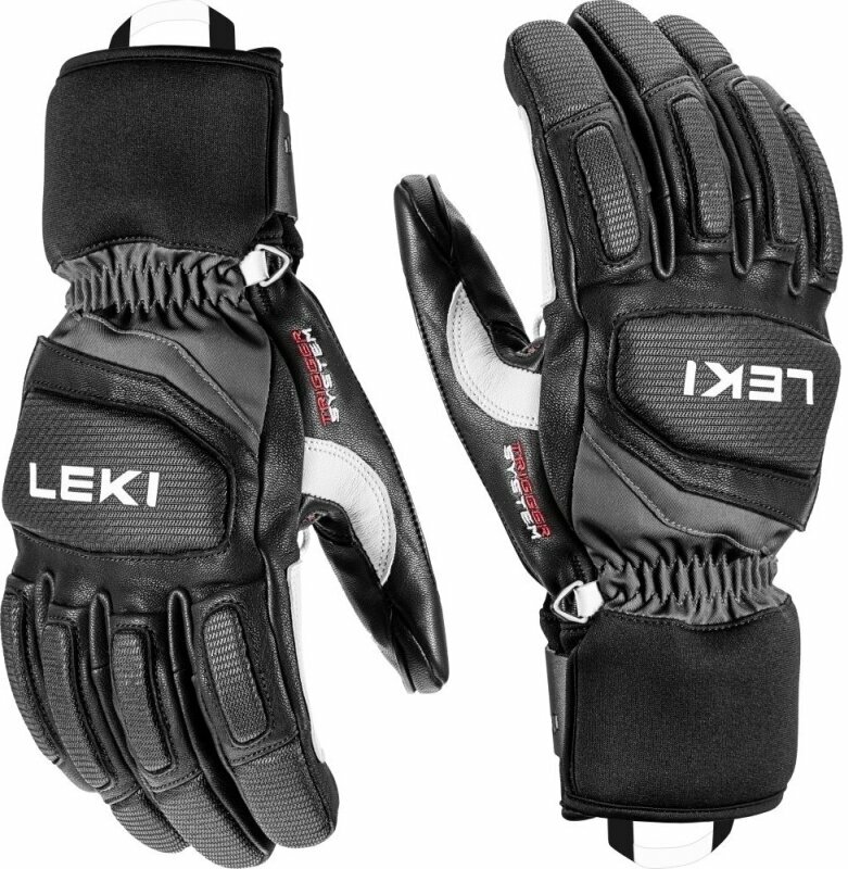 Guantes de esquí Leki Griffin Pro 3D Black/White 11 Guantes de esquí