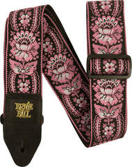 Correia têxtil para guitarra Ernie Ball Classic Jacquard Pink Orleans Correia têxtil para guitarra
